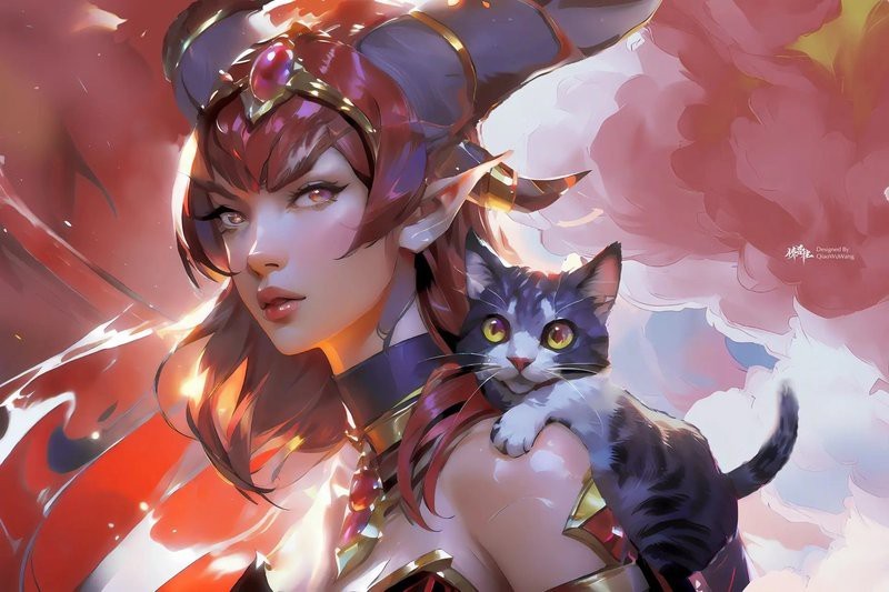 哪里可以找到高清紅龍女王壁紙？