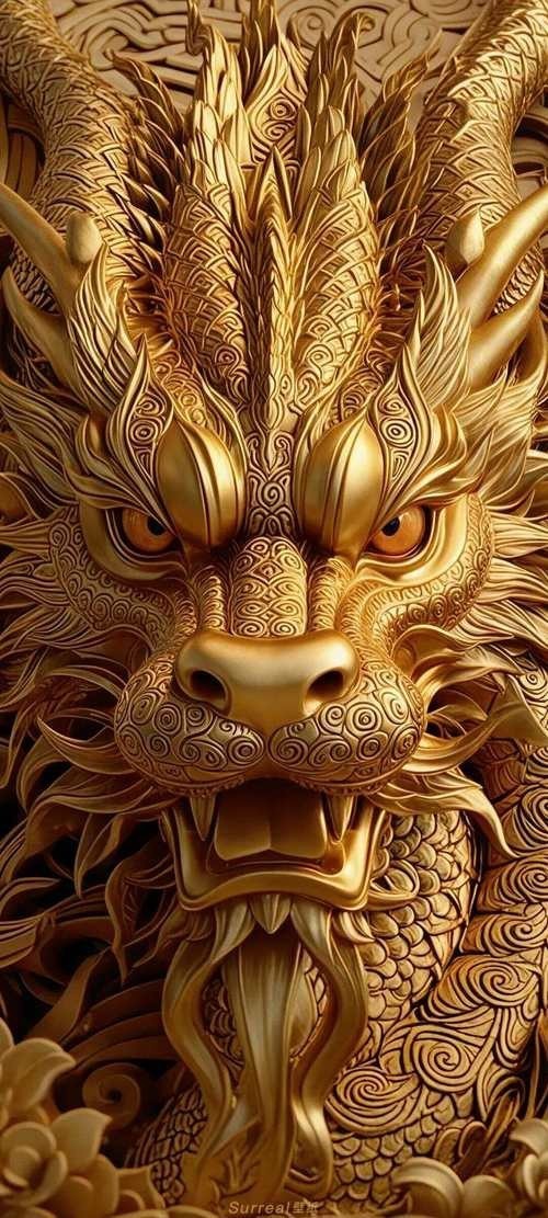 有沒有更多風格的招財龍圖片？