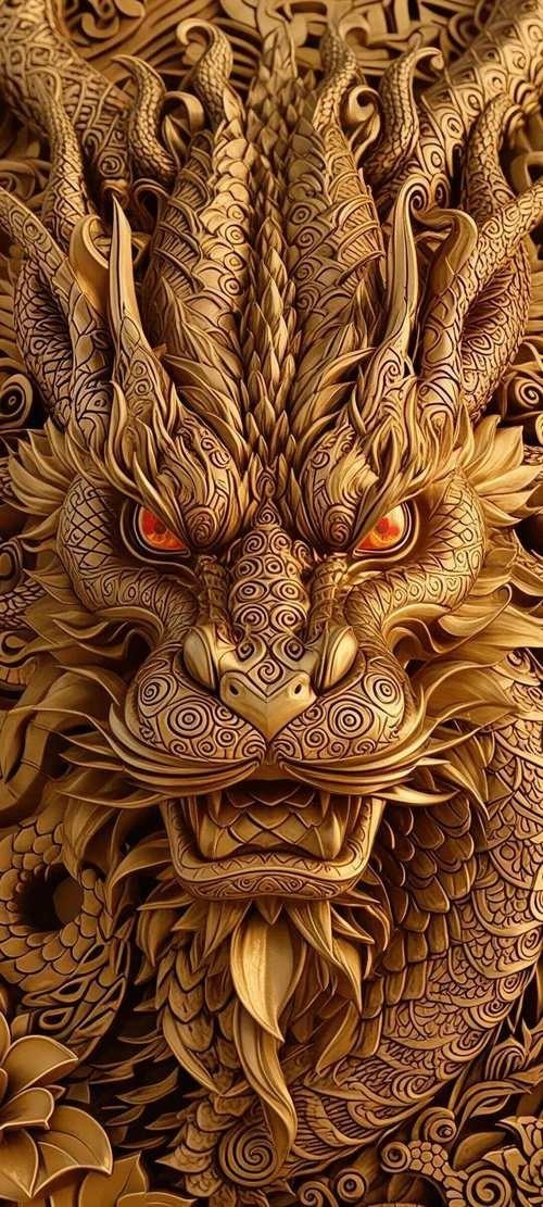 有沒有更多風格的招財龍圖片？