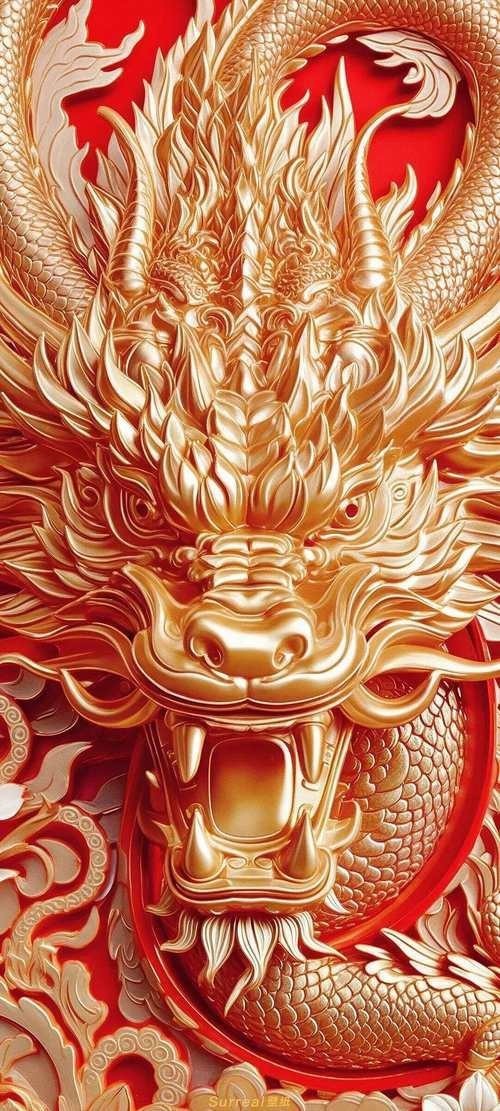 有沒有更多風格的招財龍圖片？