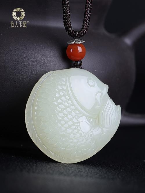 和田玉金龍魚吊墜圖片