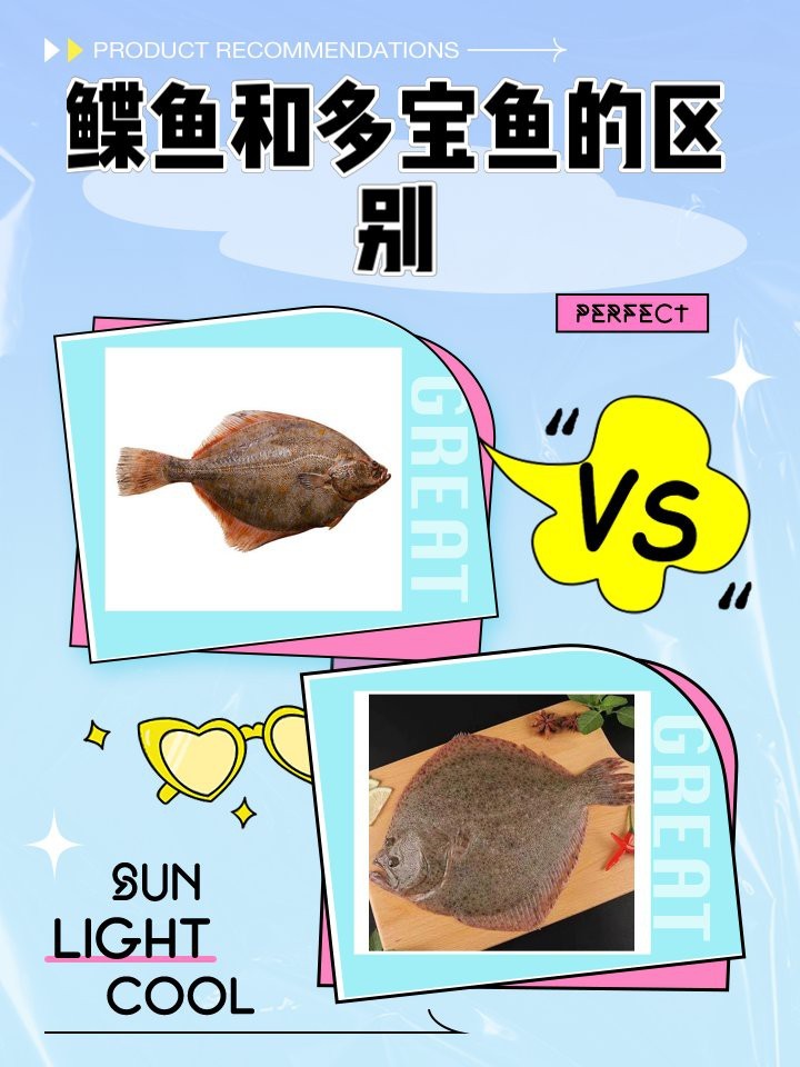 鰈魚和多寶魚的區別