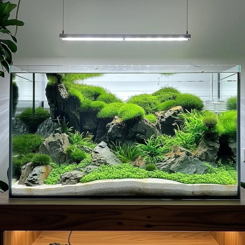 銀龍魚缸造景圖片大全集
