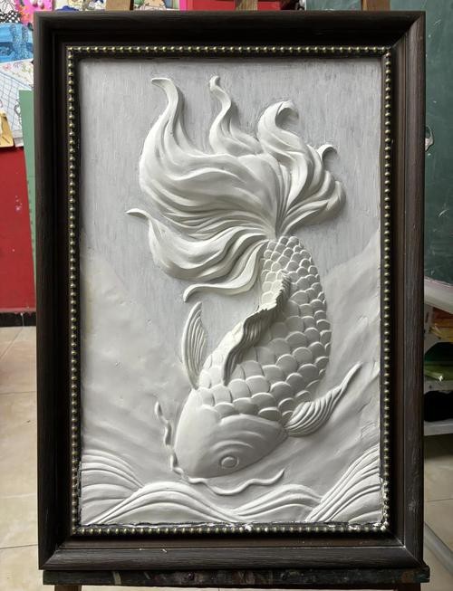 金龍魚浮雕圖片