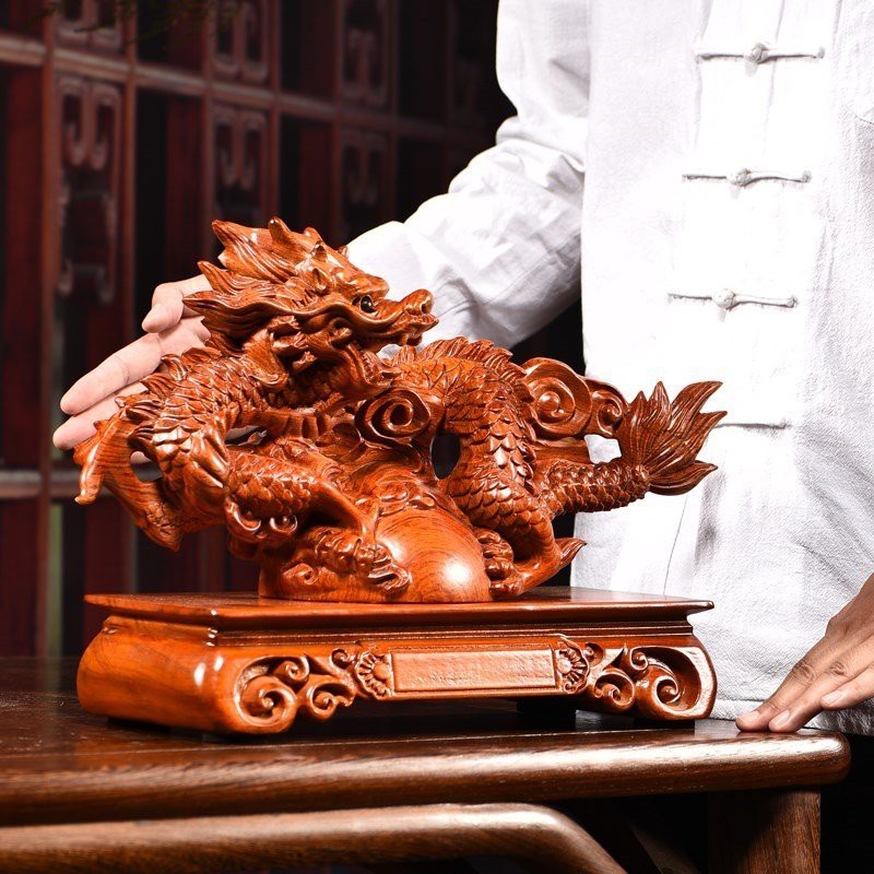 能提供100張龍擺件圖片嗎？