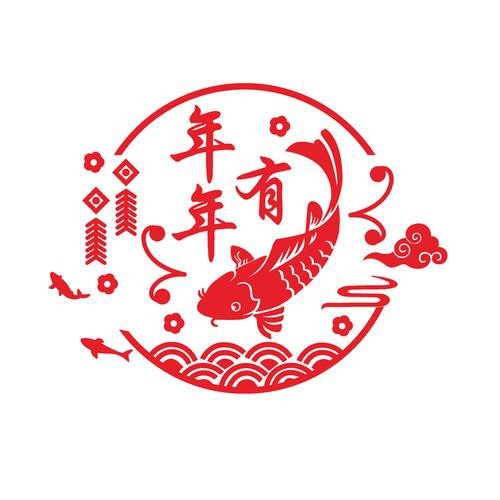 福字魚圖片