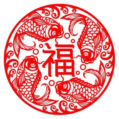 福字魚圖片