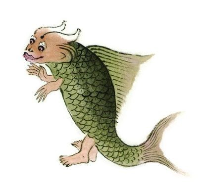 龍魚下半身向下（未找到“龍魚下半身向下”的直接原因但找到了龍魚身體彎曲頭朝下）