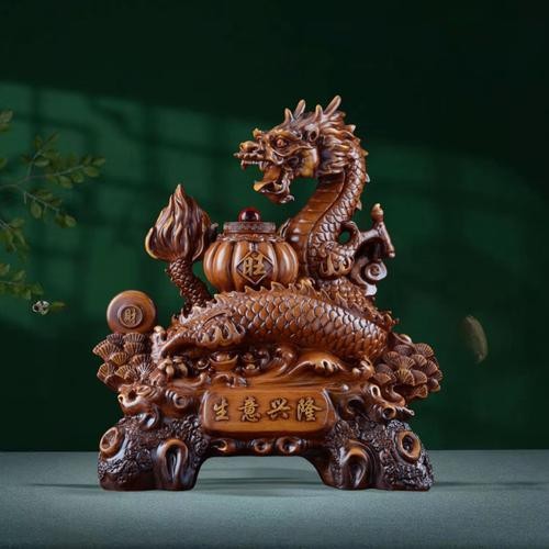 能提供更多龍擺件的圖片嗎？