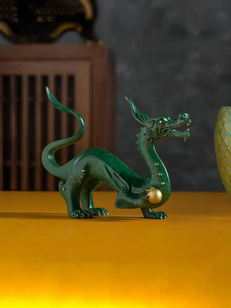 能提供更多龍擺件的圖片嗎？
