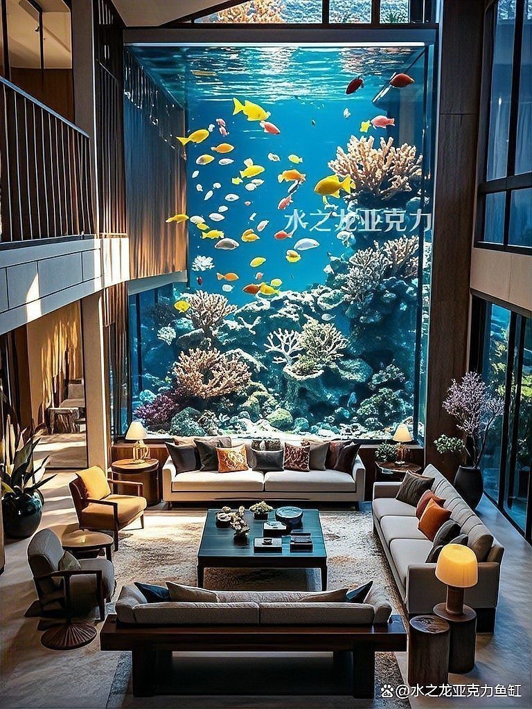 定做大型亞克力魚缸