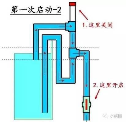 魚缸虹吸圖解：魚缸虹吸底濾原理圖解