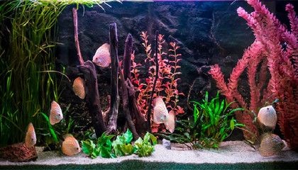 魚缸布置對鳳凰魚影響：魚缸布置對鳳凰魚健康和生活習性有著重要的影響