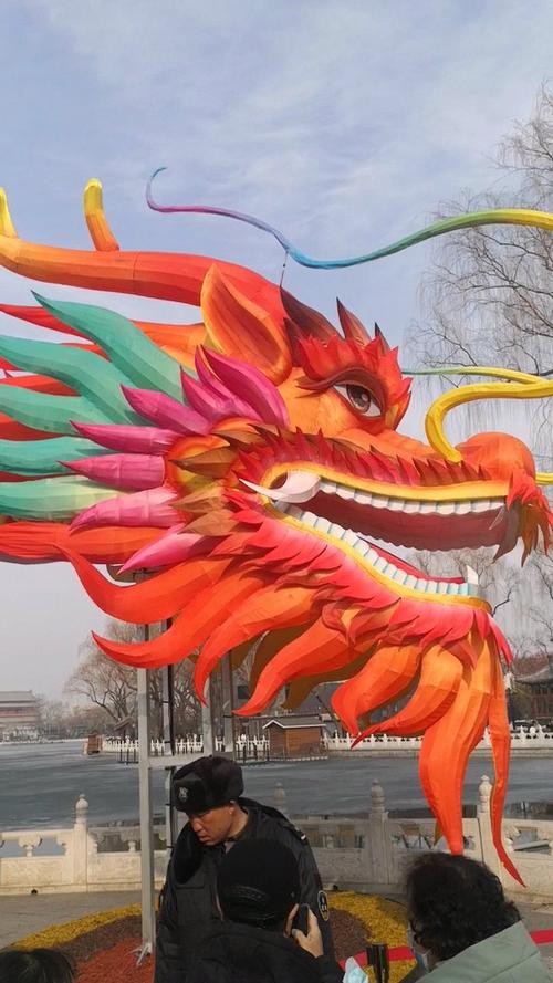 紅色的龍圖片