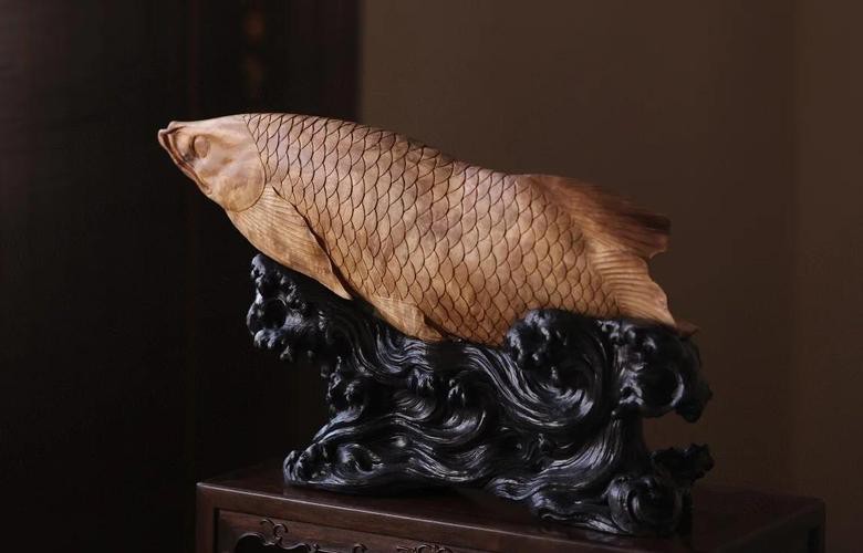 金龍魚擺件圖片