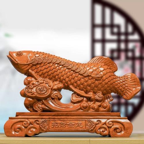 木雕金龍魚圖片大全