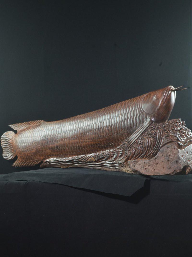 木雕金龍魚圖片大全
