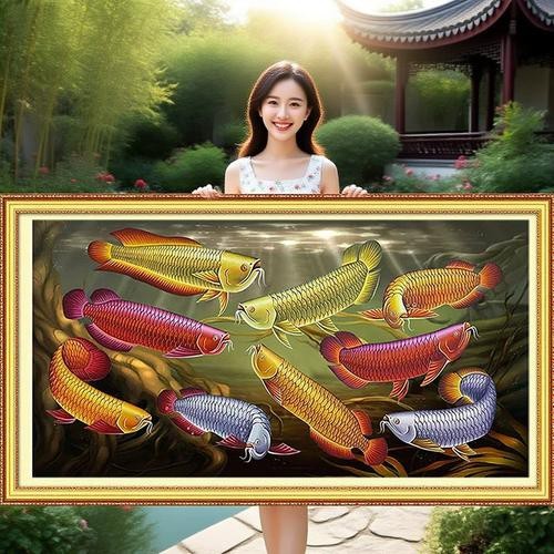 金龍魚吉祥如意卡圖片