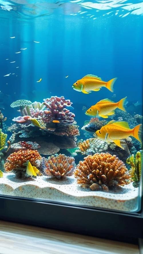 魚缸3D壁紙高清大圖