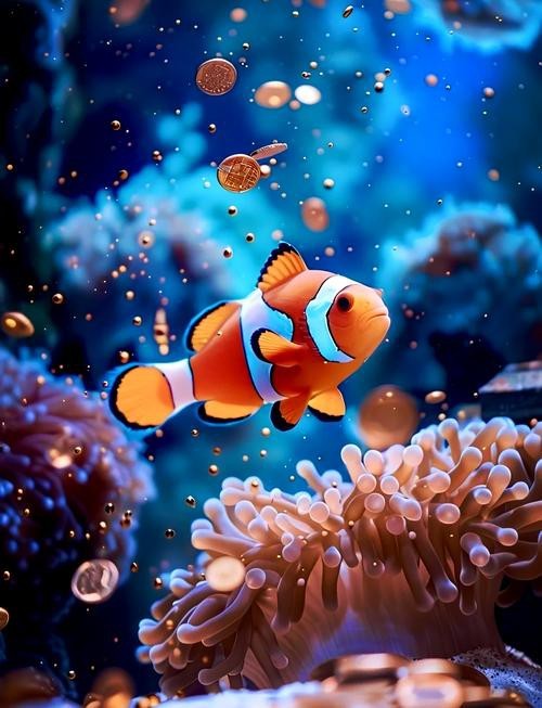 魚缸3D壁紙高清大圖