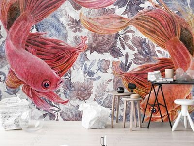 龍魚壁畫（阿里巴巴龍魚壁畫）
