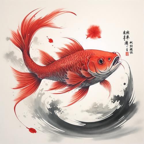 旺財魚圖片100張