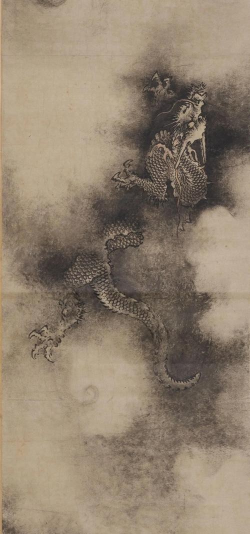 龍頭朝右的龍畫有哪些名人作品？