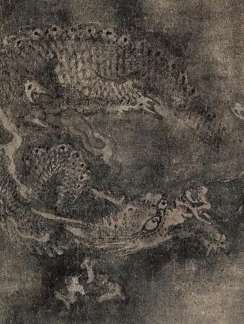 龍頭朝右的龍畫有哪些名人作品？