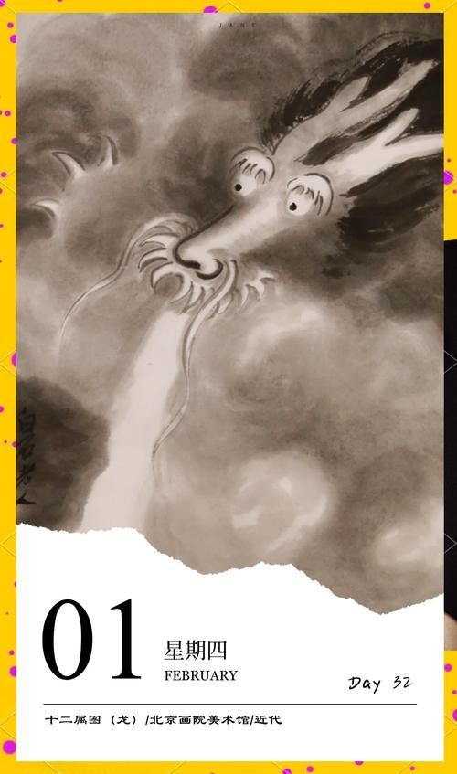 龍頭朝右的龍畫有哪些名人作品？