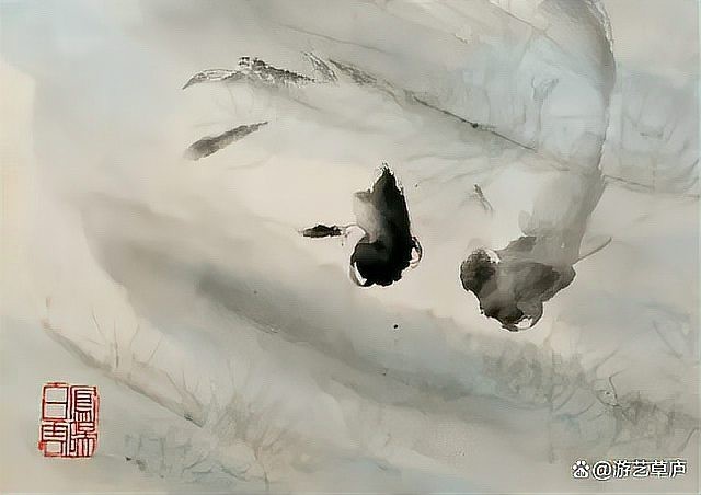 國畫金魚作品欣賞