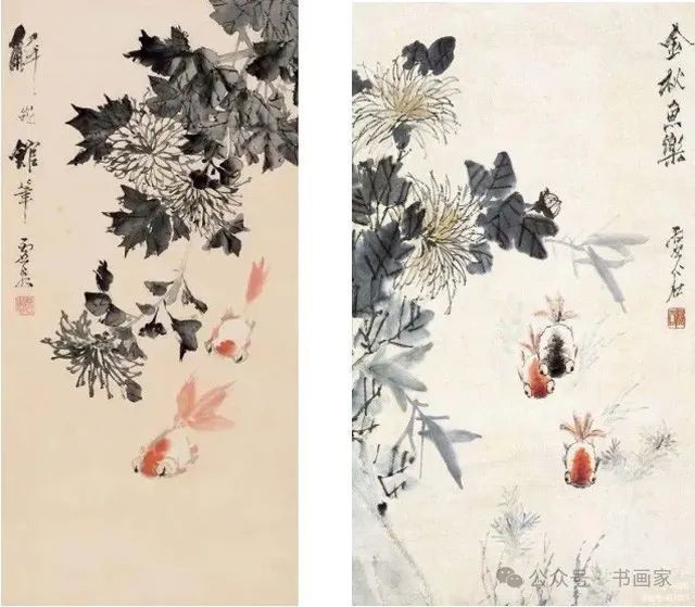 國畫金魚作品欣賞