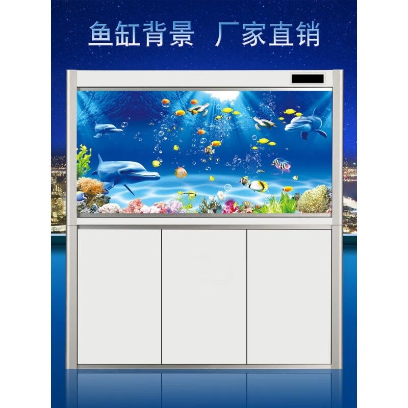 魚缸背景貼怎么貼：魚缸背景貼維護技巧，