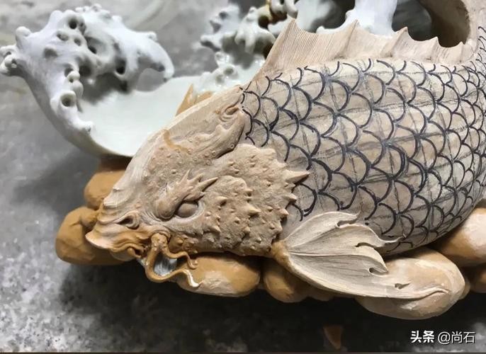 龍魚石雕圖片