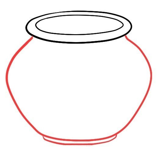 畫魚缸的簡(jiǎn)筆畫（畫魚缸簡(jiǎn)筆畫的基本步驟：金魚魚缸簡(jiǎn)筆畫的基本步驟）