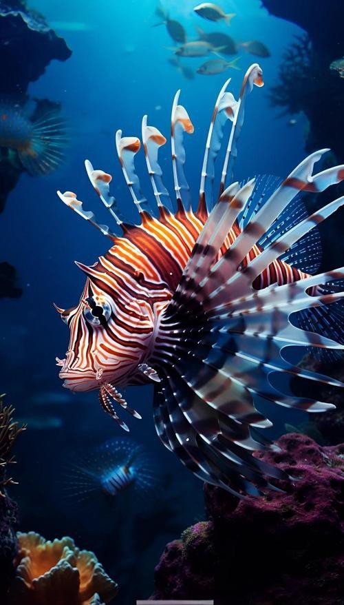 紅龍魚背景圖片高清豎屏