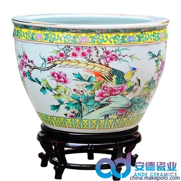 淘瓷魚缸圖片：淘瓷魚缸在家居裝修中的應用