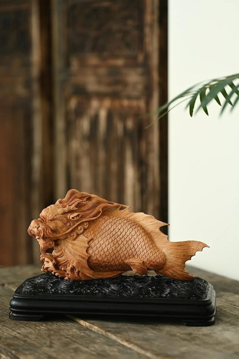 木雕龍魚圖片大全集