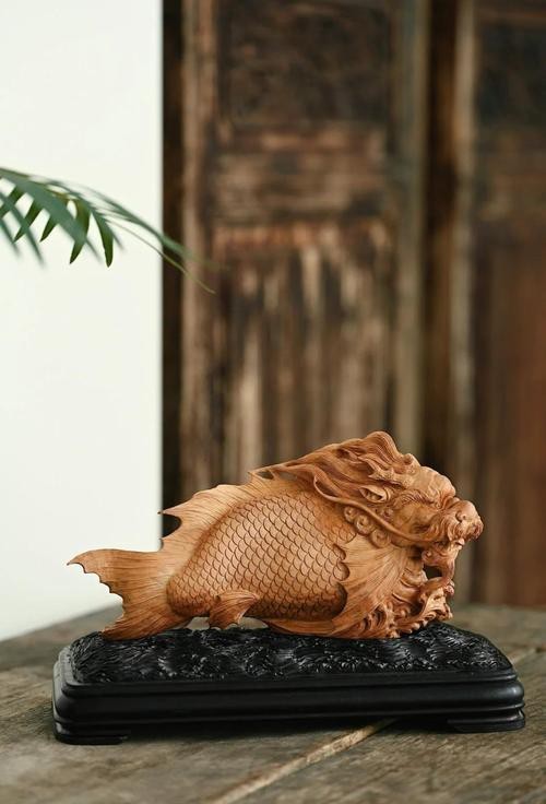 木雕龍魚圖片大全集
