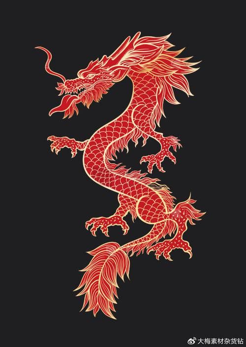 給我推薦一些紅眼龍紋身圖案