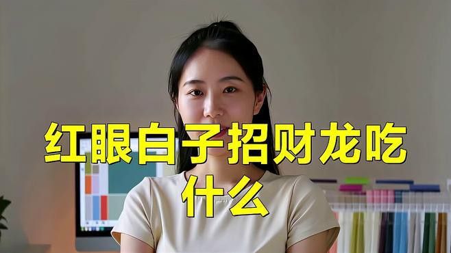 紅眼白子招財龍成魚期可以喂什么食物？