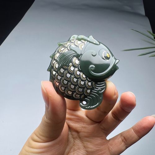 和田玉龍魚圖片欣賞