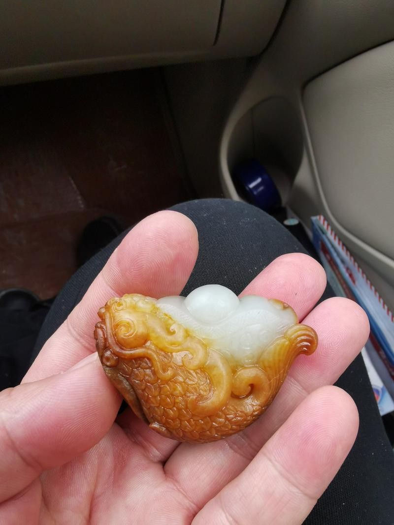 和田玉龍魚圖片欣賞