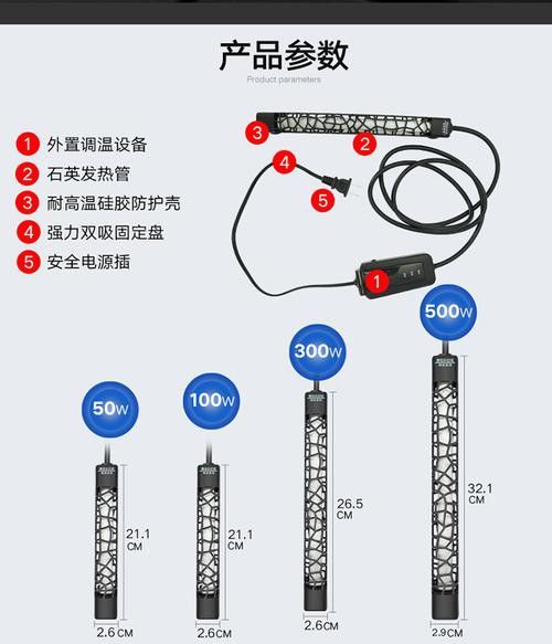 如何選擇適合龍魚的加熱棒？