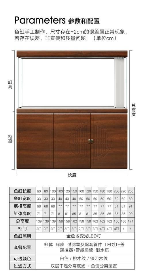 龍魚魚缸尺寸標(biāo)準(zhǔn)圖