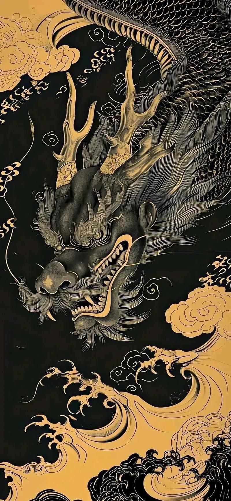 有沒有龍的壁紙模板？
