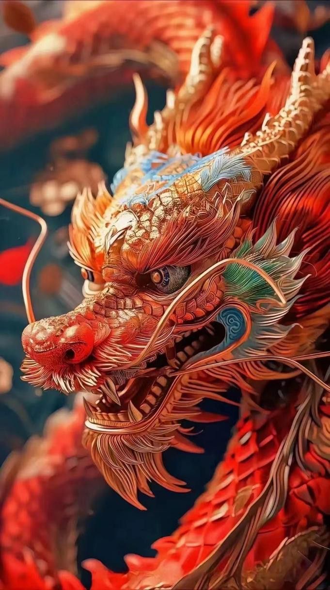 有沒有龍的壁紙模板？