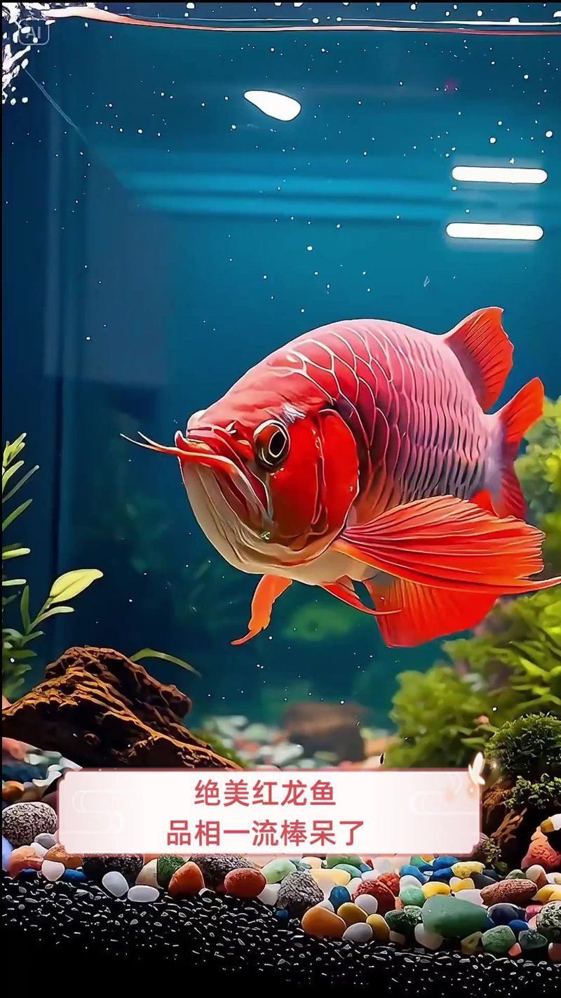 頂級紅龍魚手機壁紙