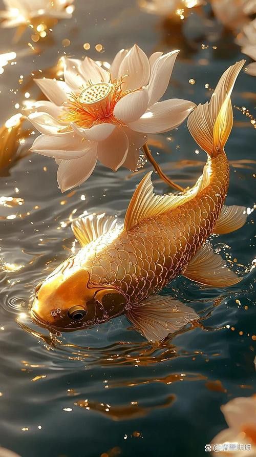 有沒有適合電腦桌面的紅金龍魚壁紙？
