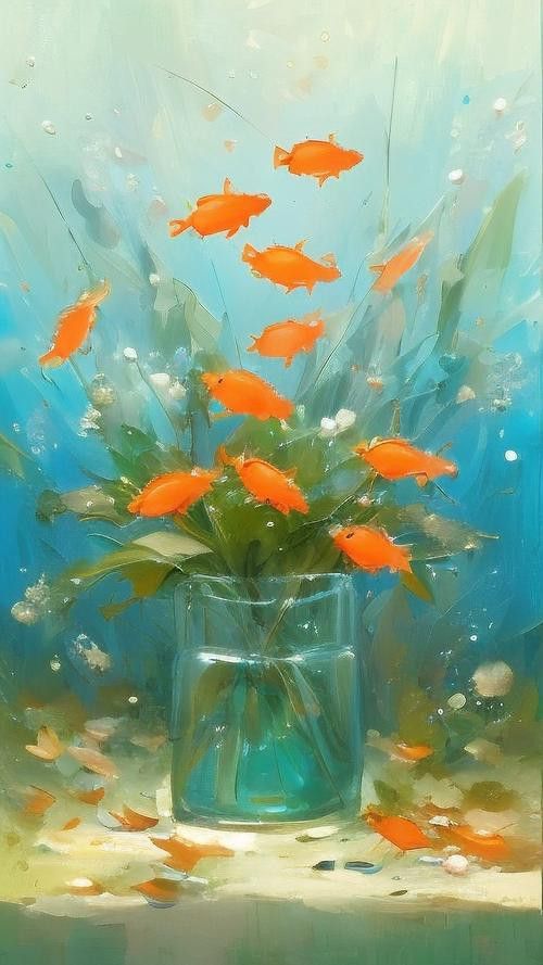 有沒有適合電腦桌面的紅金龍魚壁紙？