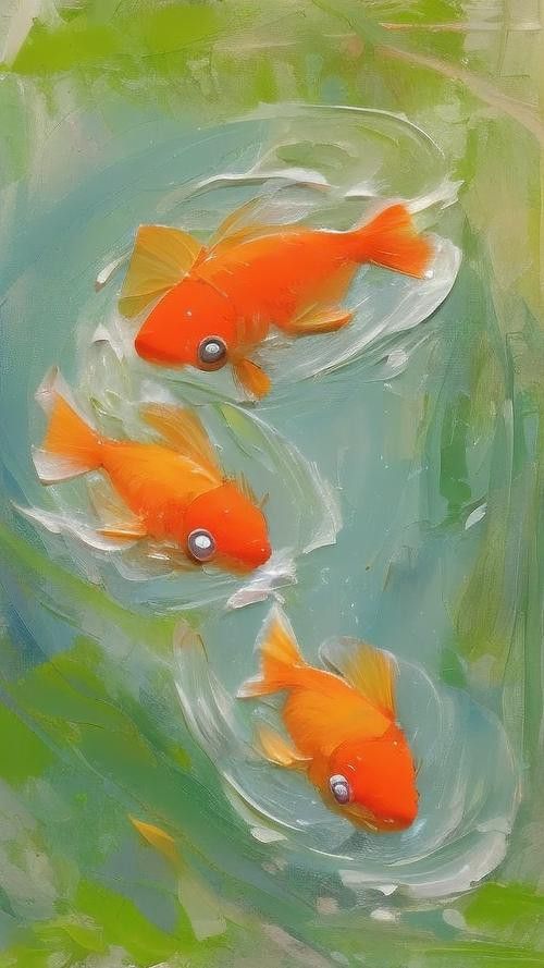 有沒有適合電腦桌面的紅金龍魚壁紙？